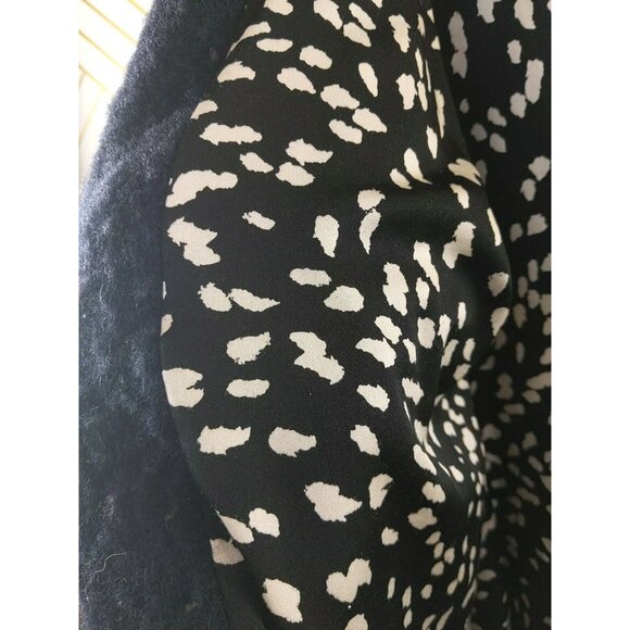 TSUMORI CHISATO Women's Navy Blue Coat Wool Ladies Zip Up Hooded Size 2 - Picture 9 of 13